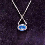 Blue Lab Opal Necklace