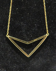 Gold Plated Arrow Necklace