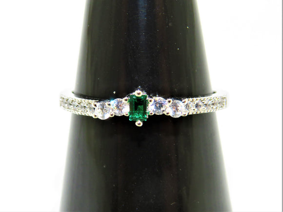 Green CZ Ring