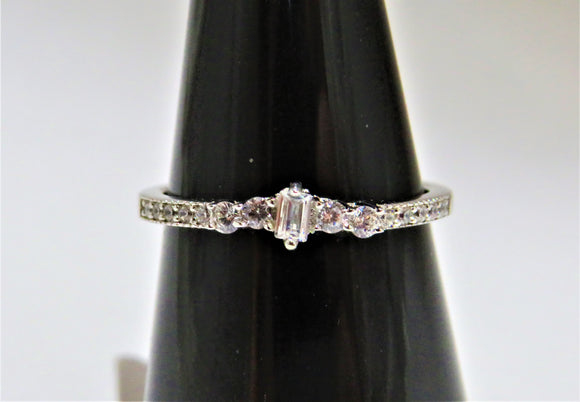 Clear CZ Ring